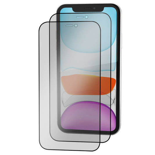 iPhone 11 Tempered Glass Screen Protector [2-Pack] with Easy Alignment Frame – Matte Anti-Glare, Premium by SwiftShield