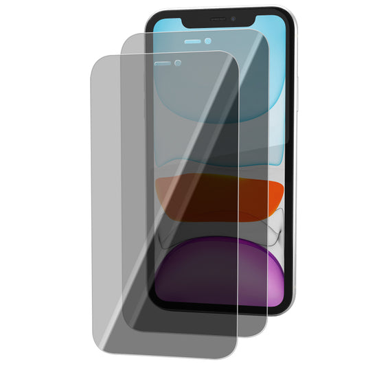 iPhone 11 Tempered Glass Screen Protector [2-Pack] with Easy Alignment Frame – Privacy, Premium by SwiftShield