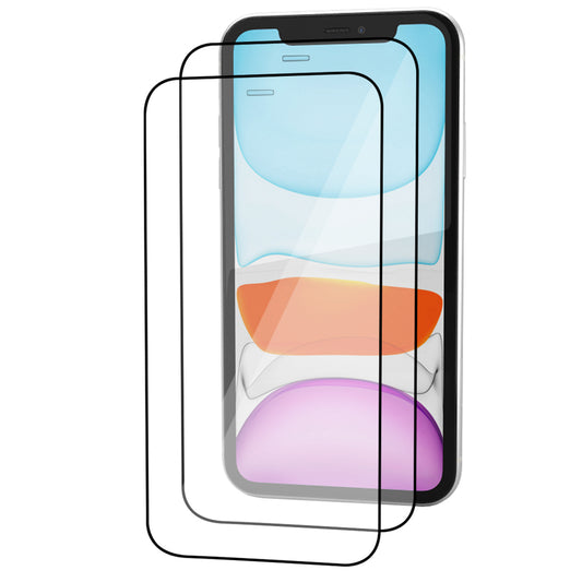 iPhone 11 Tempered Glass Screen Protector [2-Pack] with Easy Alignment Frame – Clear, Premium by SwiftShield