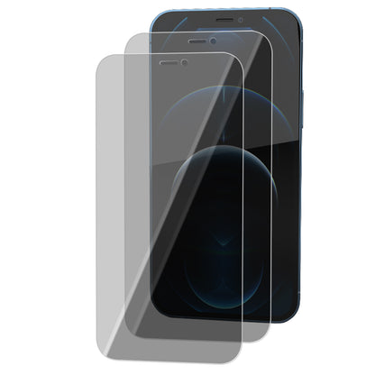 iPhone 12 Pro Tempered Glass Screen Protector [2-Pack] with Easy Alignment Frame – Privacy, Premium by SwiftShield