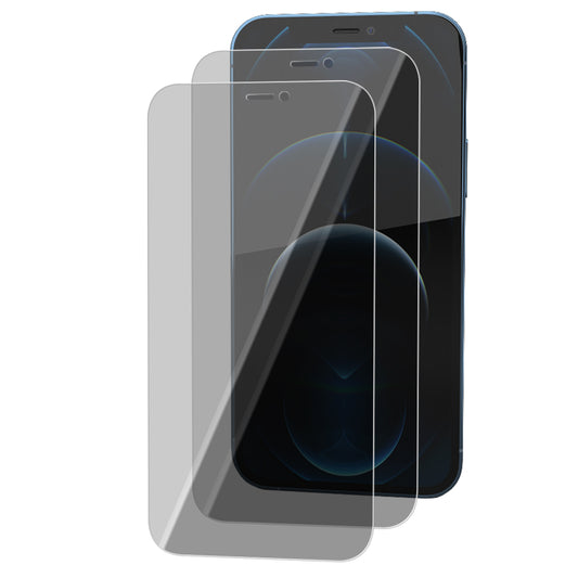 iPhone 12 Pro Tempered Glass Screen Protector [2-Pack] with Easy Alignment Frame – Privacy, Premium by SwiftShield