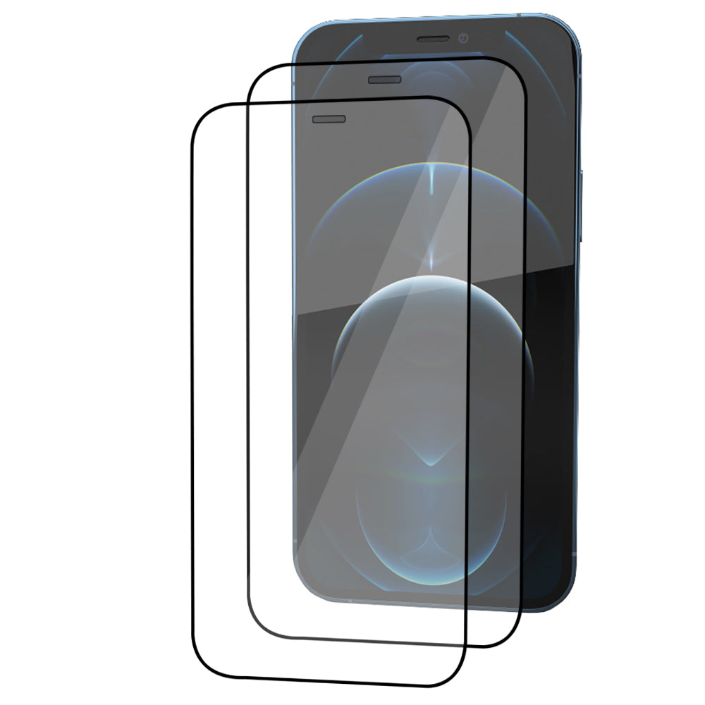 iPhone 12 Pro Tempered Glass Screen Protector [2-Pack] with Easy Alignment Frame – Clear, Premium by SwiftShield