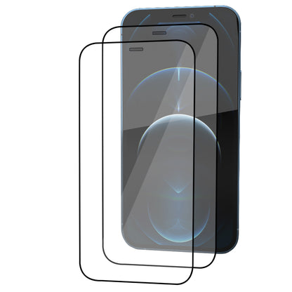 iPhone 12 Pro Tempered Glass Screen Protector [2-Pack] with Easy Alignment Frame – Clear, Premium by SwiftShield