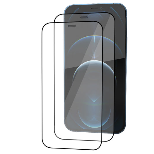iPhone 12 Pro Tempered Glass Screen Protector [2-Pack] with Easy Alignment Frame – Clear, Premium by SwiftShield