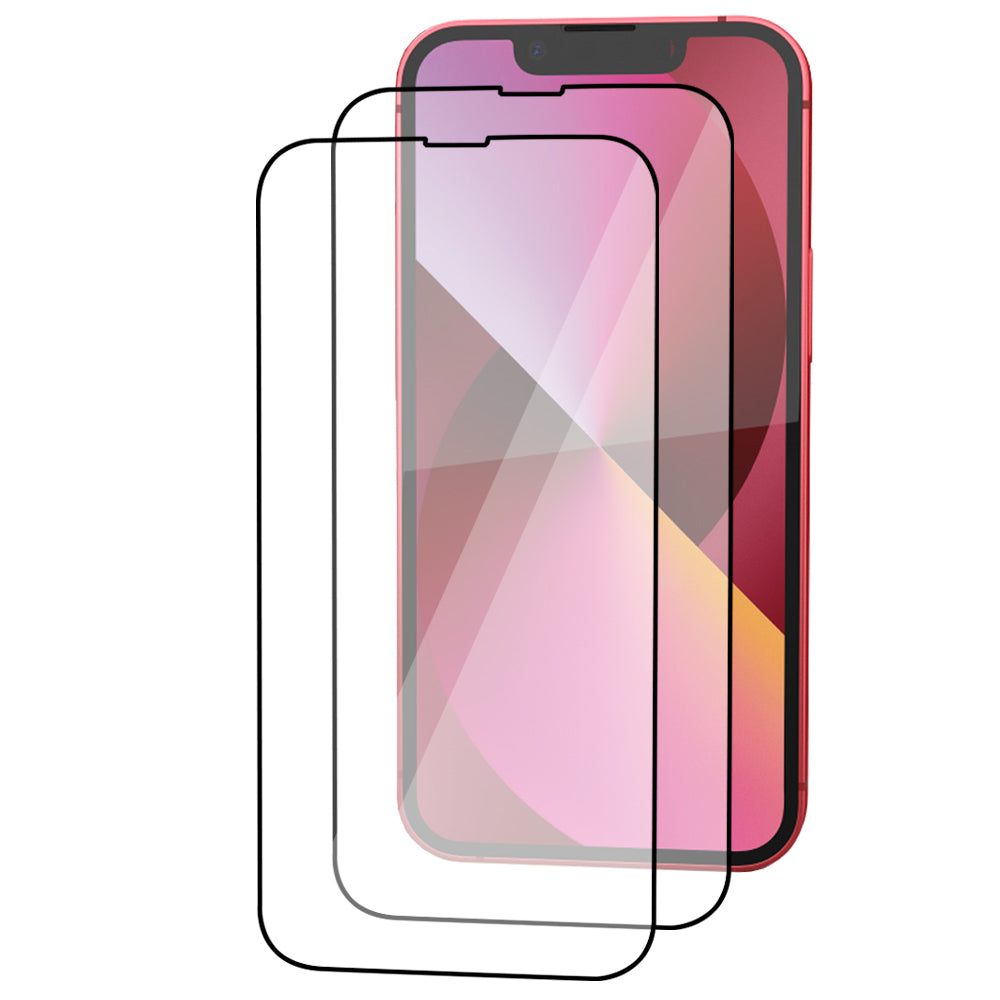 iPhone 13 Mini Tempered Glass Screen Protector [2-Pack] with Easy Alignment Frame – Clear, Premium by SwiftShield