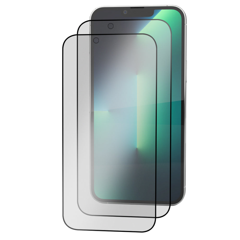 iPhone 13 Pro Max Tempered Glass Screen Protector [2-Pack] with Easy Alignment Frame – Matte Anti-Glare, Premium by SwiftShield