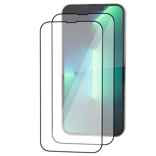 iPhone 13 Pro Max Tempered Glass Screen Protector [2-Pack] with Easy Alignment Frame – Clear, Premium by SwiftShield