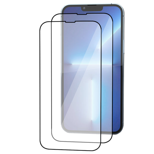 iPhone 13 Pro Tempered Glass Screen Protector [2-Pack] with Easy Alignment Frame – Clear, Premium by SwiftShield