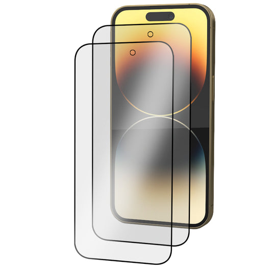 iPhone 14 Pro Max Tempered Glass Screen Protector [2-Pack] with Easy Alignment Frame – Matte Anti-Glare, Premium by SwiftShield
