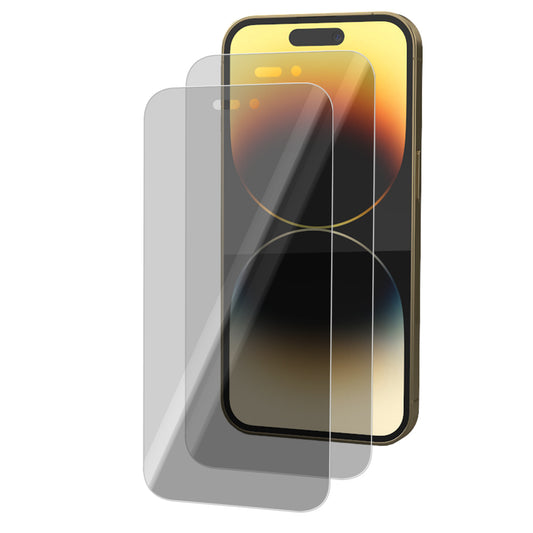 iPhone 14 Pro Max Tempered Glass Screen Protector [2-Pack] with Easy Alignment Frame – Privacy, Premium by SwiftShield