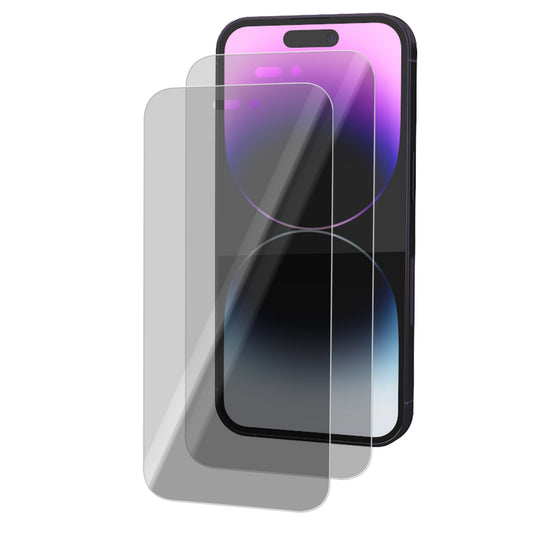 iPhone 14 Pro Tempered Glass Screen Protector [2-Pack] with Easy Alignment Frame – Privacy, Premium by SwiftShield