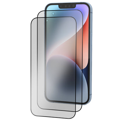 iPhone 14 Tempered Glass Screen Protector [2-Pack] with Easy Alignment Frame – Matte Anti-Glare, Premium by SwiftShield
