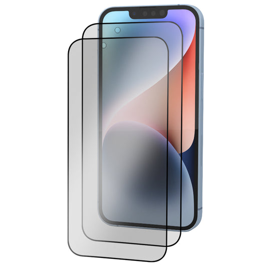 iPhone 14 Tempered Glass Screen Protector [2-Pack] with Easy Alignment Frame – Matte Anti-Glare, Premium by SwiftShield