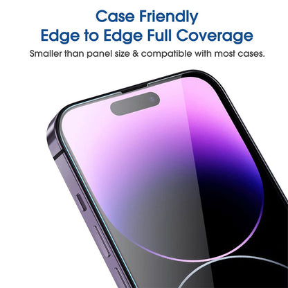 iPhone 15 Tempered Glass Screen Protector [2-Pack] with Easy Alignment Frame – Matte Anti-Glare, Premium by SwiftShield