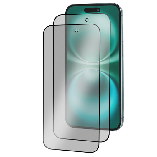iPhone 16 Plus Tempered Glass Screen Protector [2-Pack] with Easy Alignment Frame – Matte Anti-Glare, Premium by SwiftShield