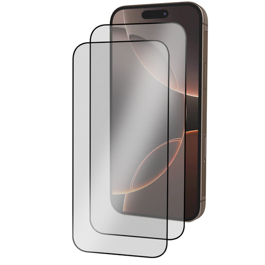 iPhone 16 Pro Tempered Glass Screen Protector [2-Pack] with Easy Alignment Frame – Matte Anti-Glare, Premium by SwiftShield