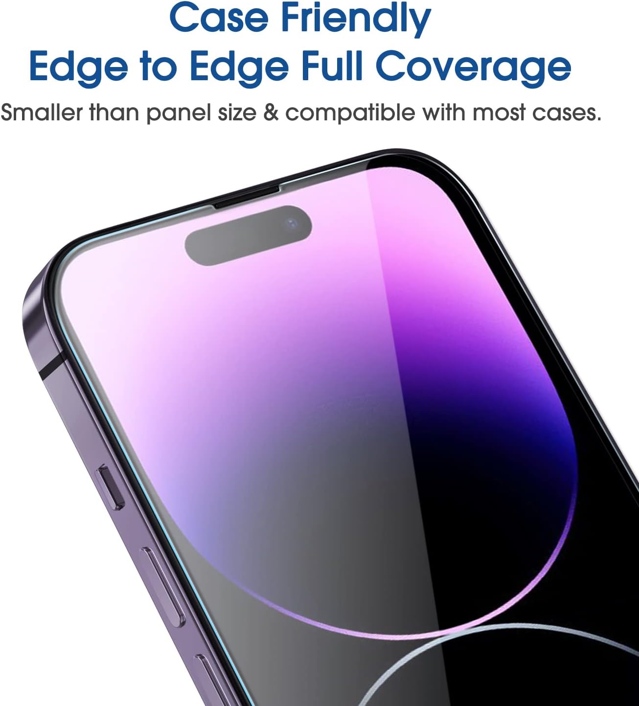 iPhone 14 Pro Tempered Glass Screen Protector [2-Pack] with Easy Alignment Frame – Clear, Premium by SwiftShield