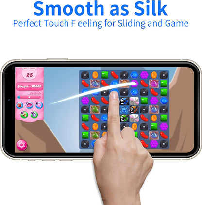 iPhone 15 Tempered Glass Screen Protector [2-Pack] with Easy Alignment Frame – Matte Anti-Glare, Premium by SwiftShield