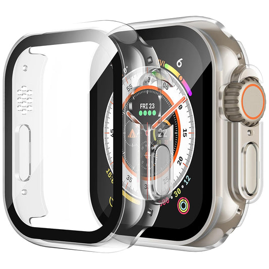 Apple Watch Ultra/Ultra 2 49mm Case with Glass Screen Protector by Swiftshield (2 Pack - Clear)