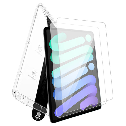 iPad Air 10.9" Tempered Glass Screen Protector [2-Pack] with Easy Alignment Frame – Clear, Premium by SwiftShield
