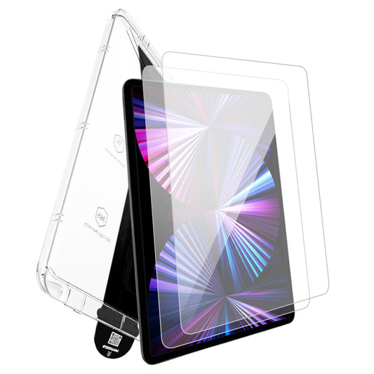 iPad Pro 11" Tempered Glass Screen Protector [2-Pack] with Easy Alignment Frame – Clear, Premium by SwiftShield