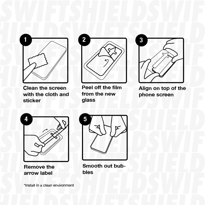 iPhone 15 Tempered Glass Screen Protector [2-Pack] with Easy Alignment Frame – Matte Anti-Glare, Premium by SwiftShield